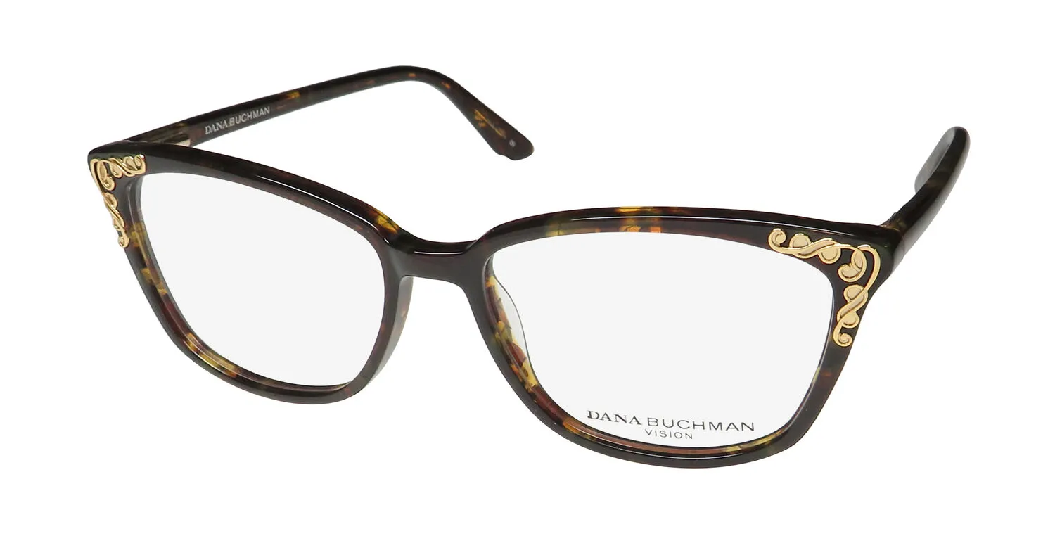 Dana Buchman Queen Anne to Eyeglasses Tortoise 54mm