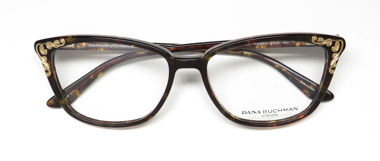 Dana Buchman Queen Anne to Eyeglasses Tortoise 54mm 2