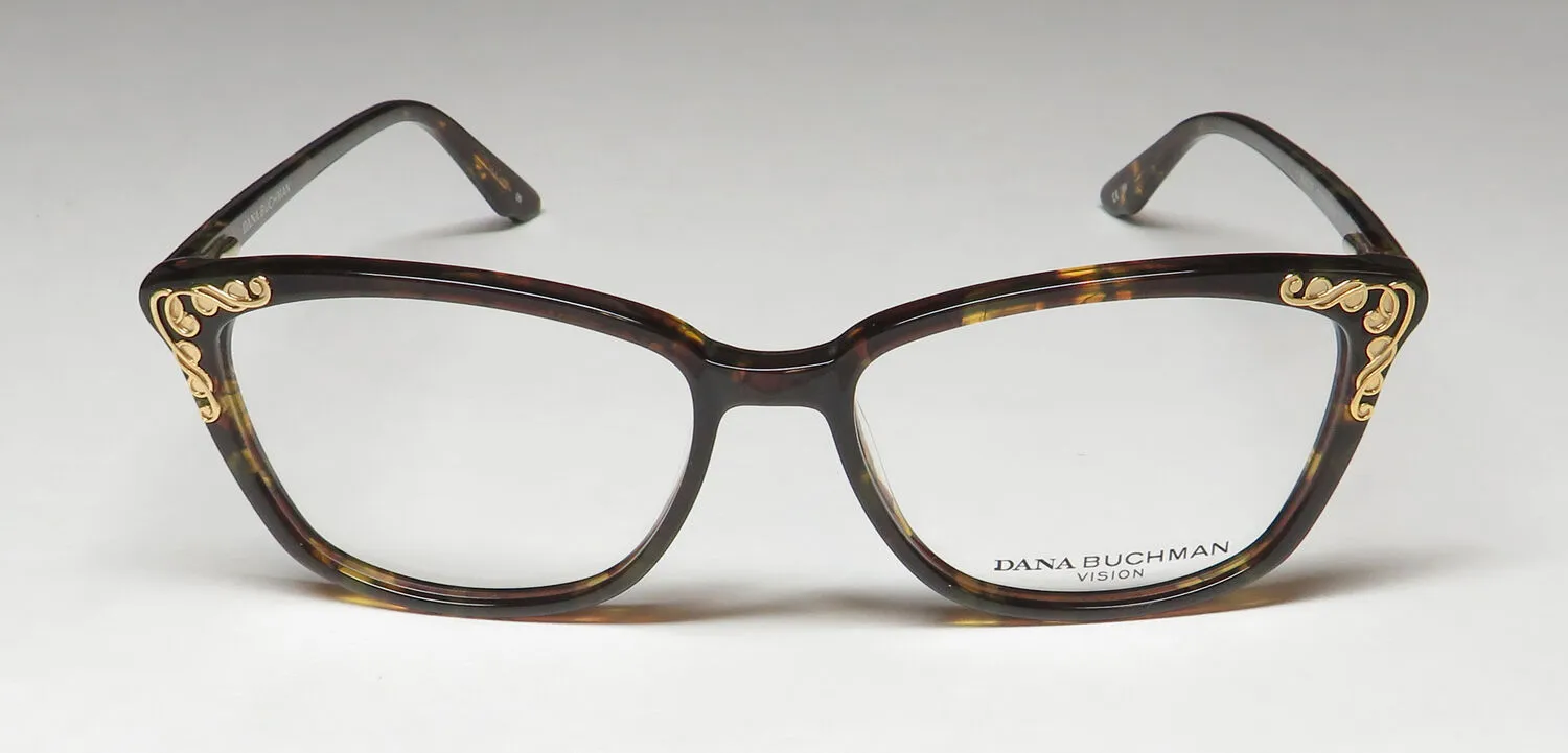 Dana Buchman Queen Anne to Eyeglasses Tortoise 54mm 3