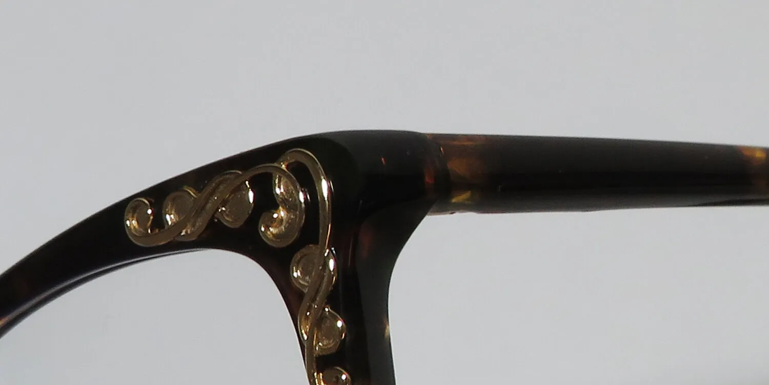 Dana Buchman Queen Anne to Eyeglasses Tortoise 54mm 6