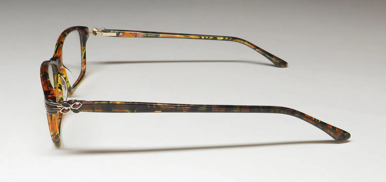 Dana Buchman Plumeria to Eyeglasses Tortoise 53mm 4