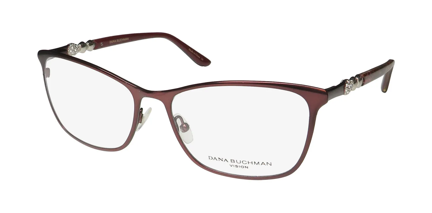 Dana Buchman Snow Drop cu Eyeglasses Currant 55mm