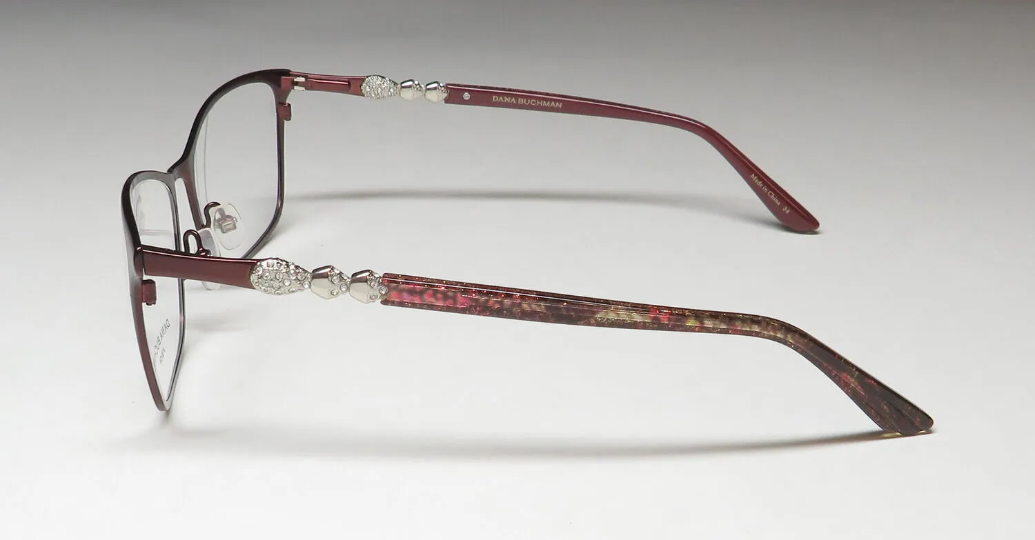 Dana Buchman Snow Drop cu Eyeglasses Currant 55mm 4