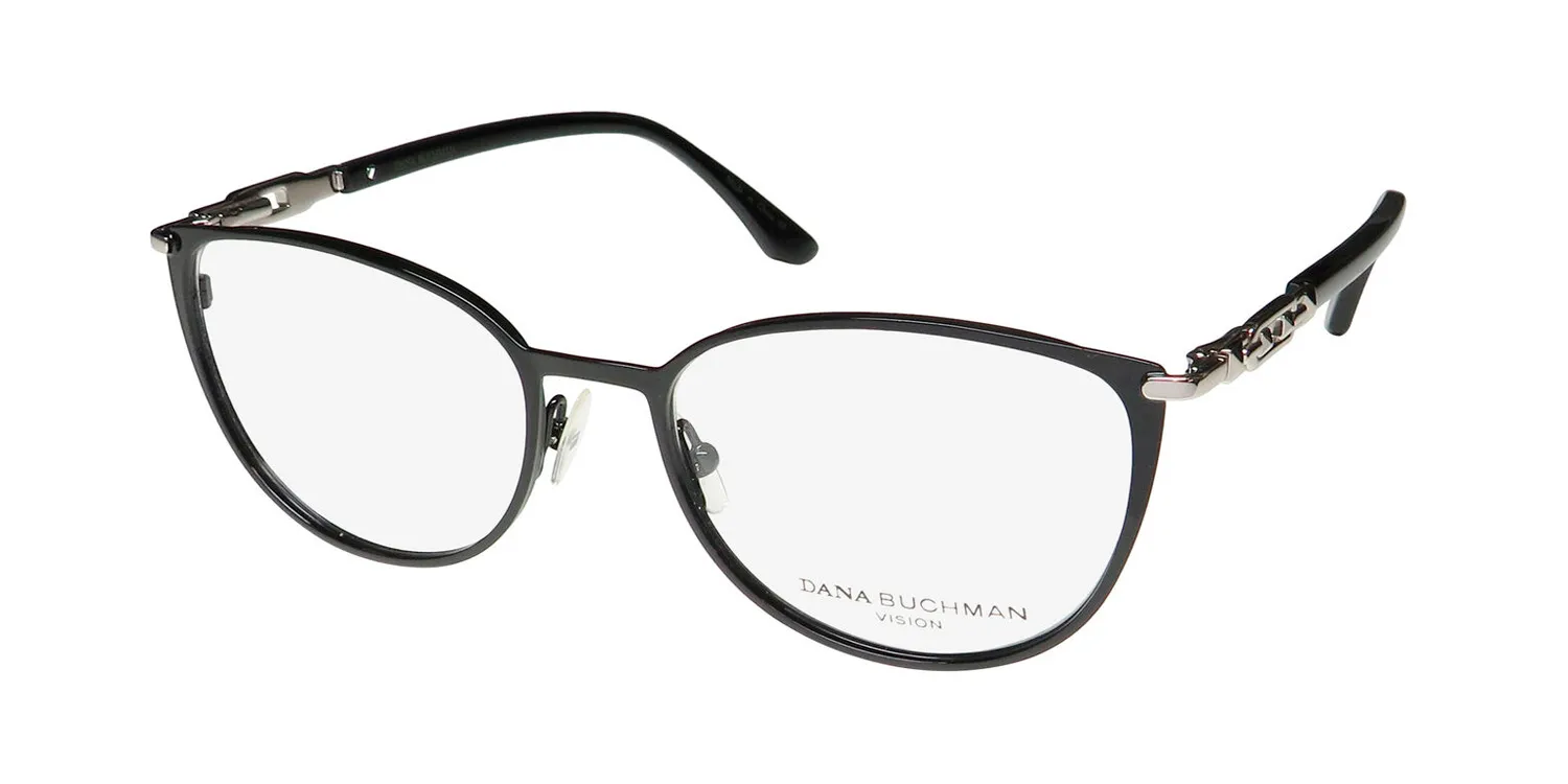 Dana Buchman Marigold bk Eyeglasses Black 52mm