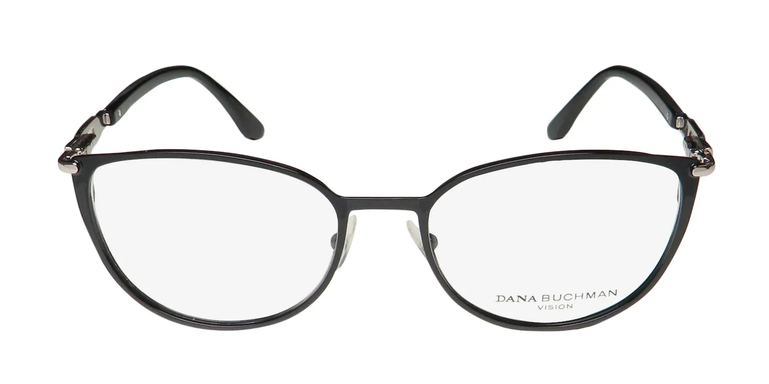 Dana Buchman Marigold bk Eyeglasses Black 52mm 3