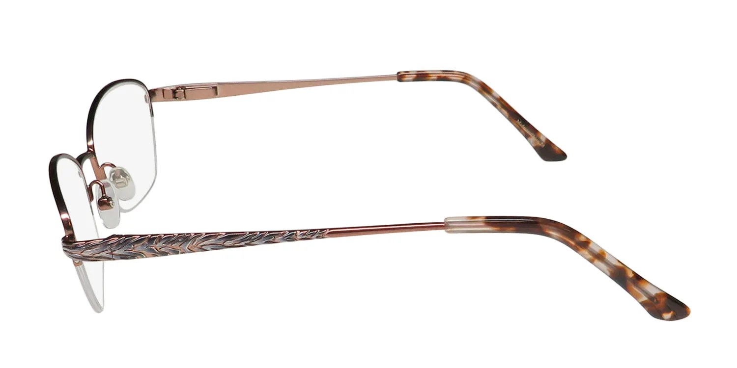 Dana Buchman Dusty br Eyeglasses Brown 53mm 4