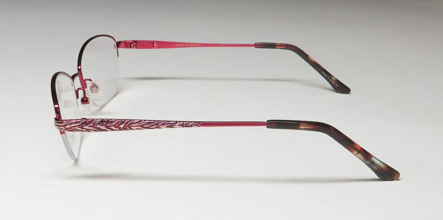 Dana Buchman Dusty cy Eyeglasses Cranberry 53mm 4