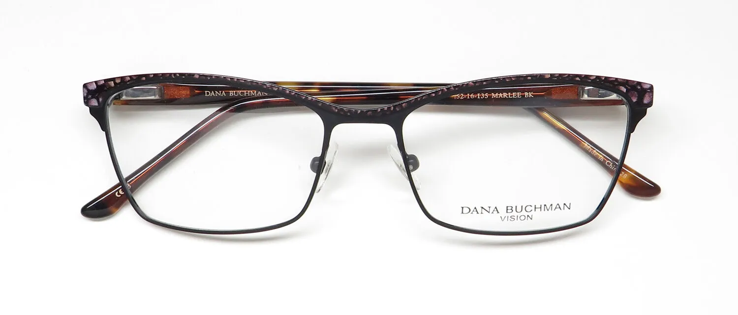 Dana Buchman Marlee bk Eyeglasses Black 52mm 2
