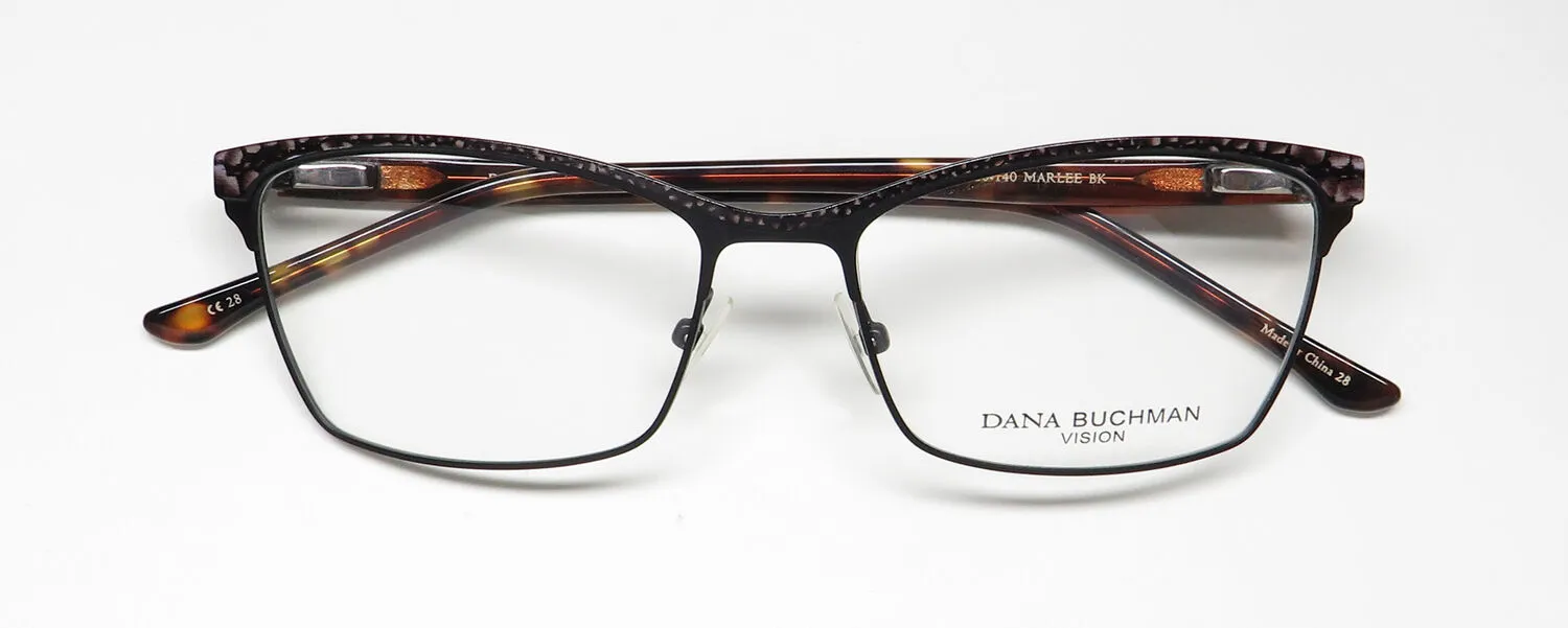 Dana Buchman Marlee bk Eyeglasses Black 54mm 2