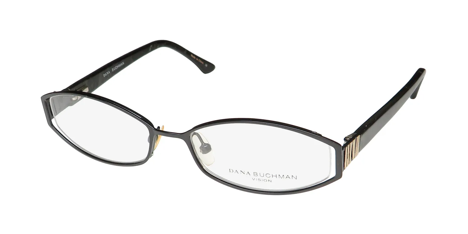 Dana Buchman Daphne bk Eyeglasses Matte Black 51mm