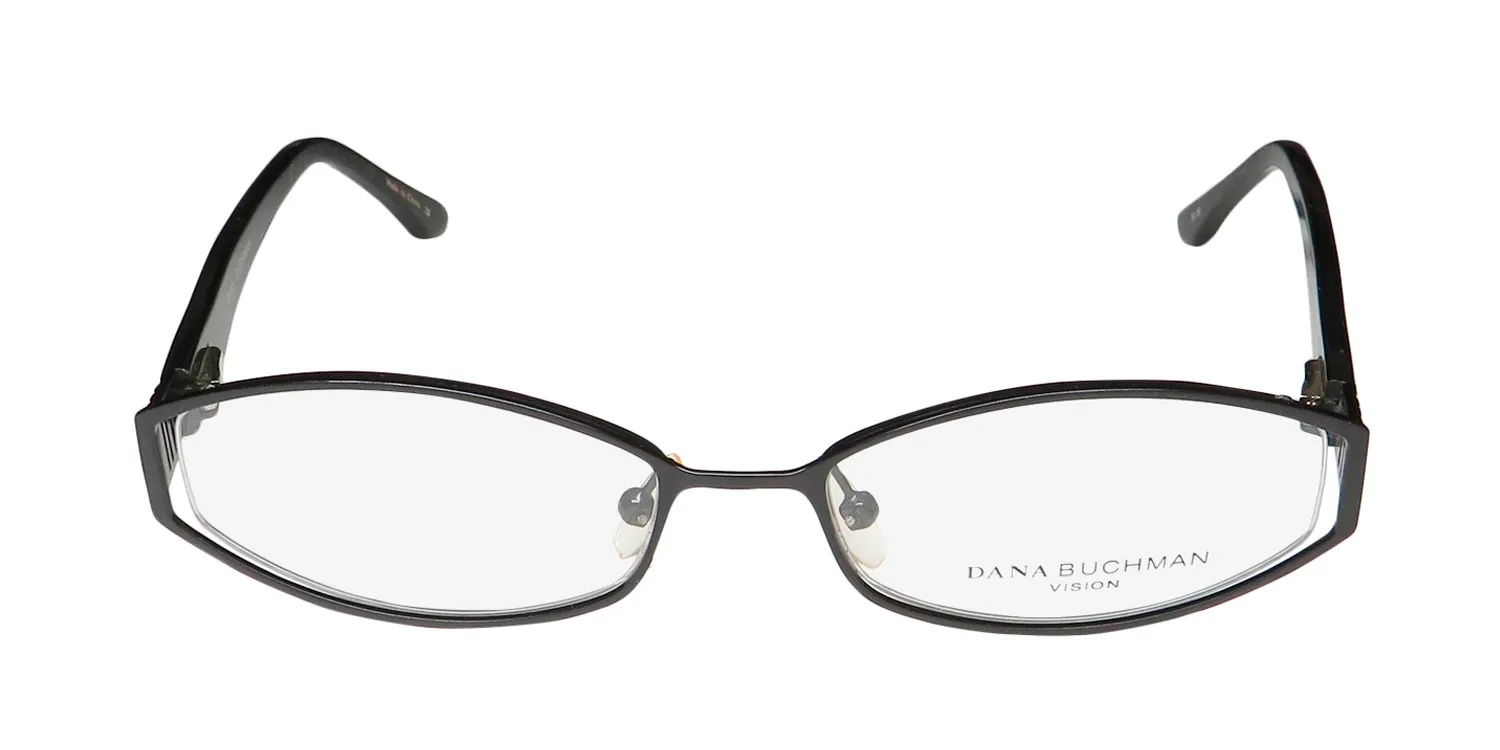 Dana Buchman Daphne bk Eyeglasses Matte Black 51mm 3