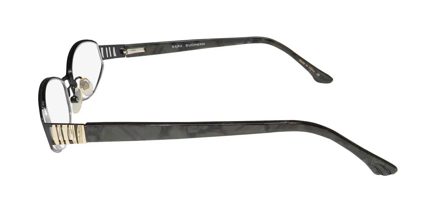 Dana Buchman Daphne bk Eyeglasses Matte Black 51mm 4