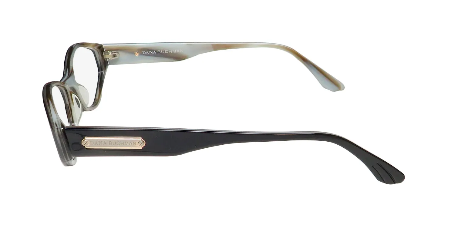 Dana Buchman Shelby bk Eyeglasses Black Ivory 51mm 4