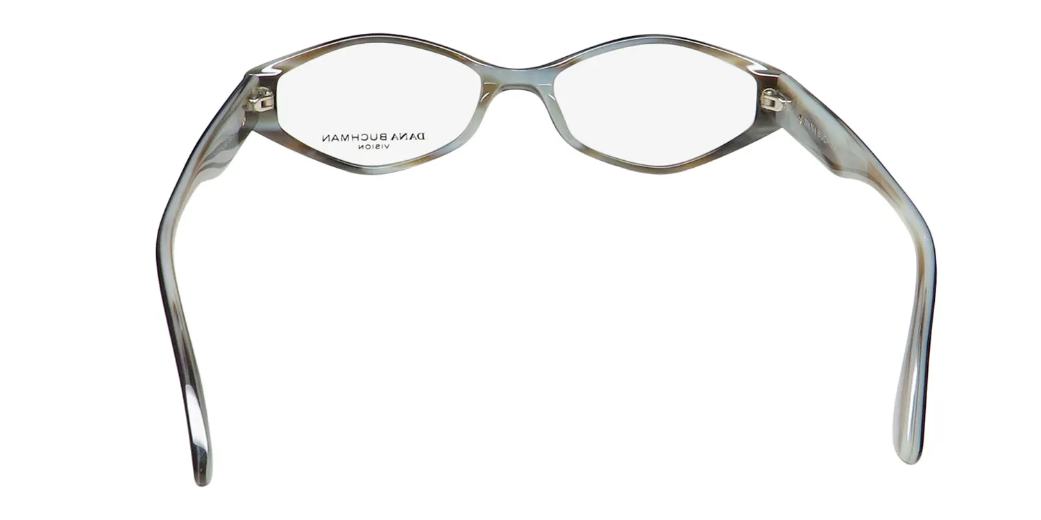 Dana Buchman Shelby bk Eyeglasses Black Ivory 53mm 5