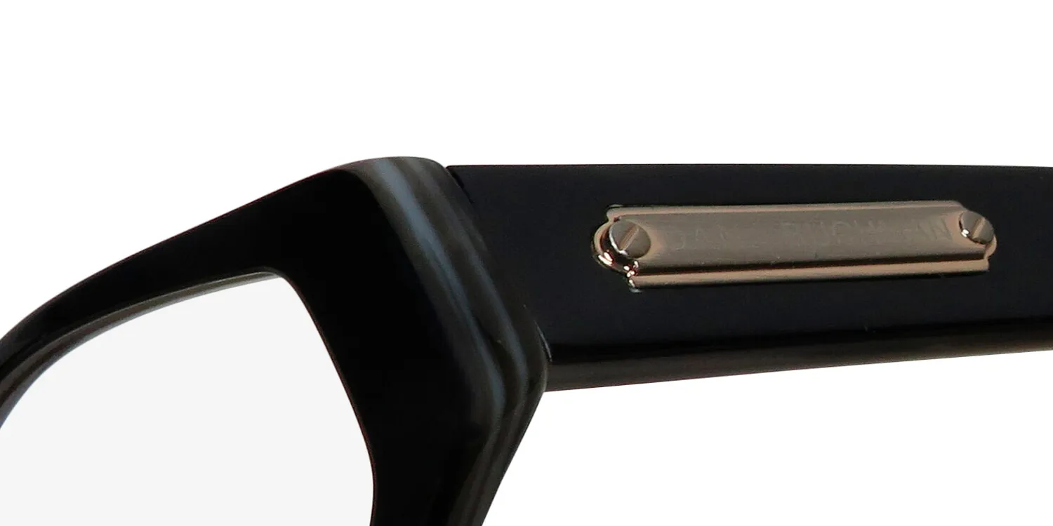 Dana Buchman Shelby bk Eyeglasses Black Ivory 53mm 6