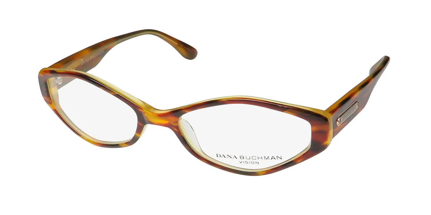 Dana Buchman Shelby tt Eyeglasses Tiger Tortoise 51mm