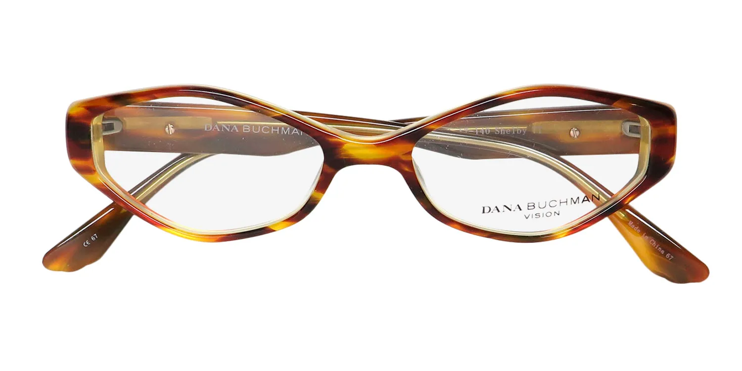 Dana Buchman Shelby tt Eyeglasses Tiger Tortoise 51mm 2