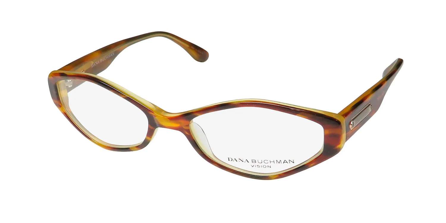 Dana Buchman Shelby tt Eyeglasses Tiger Tortoise 53mm
