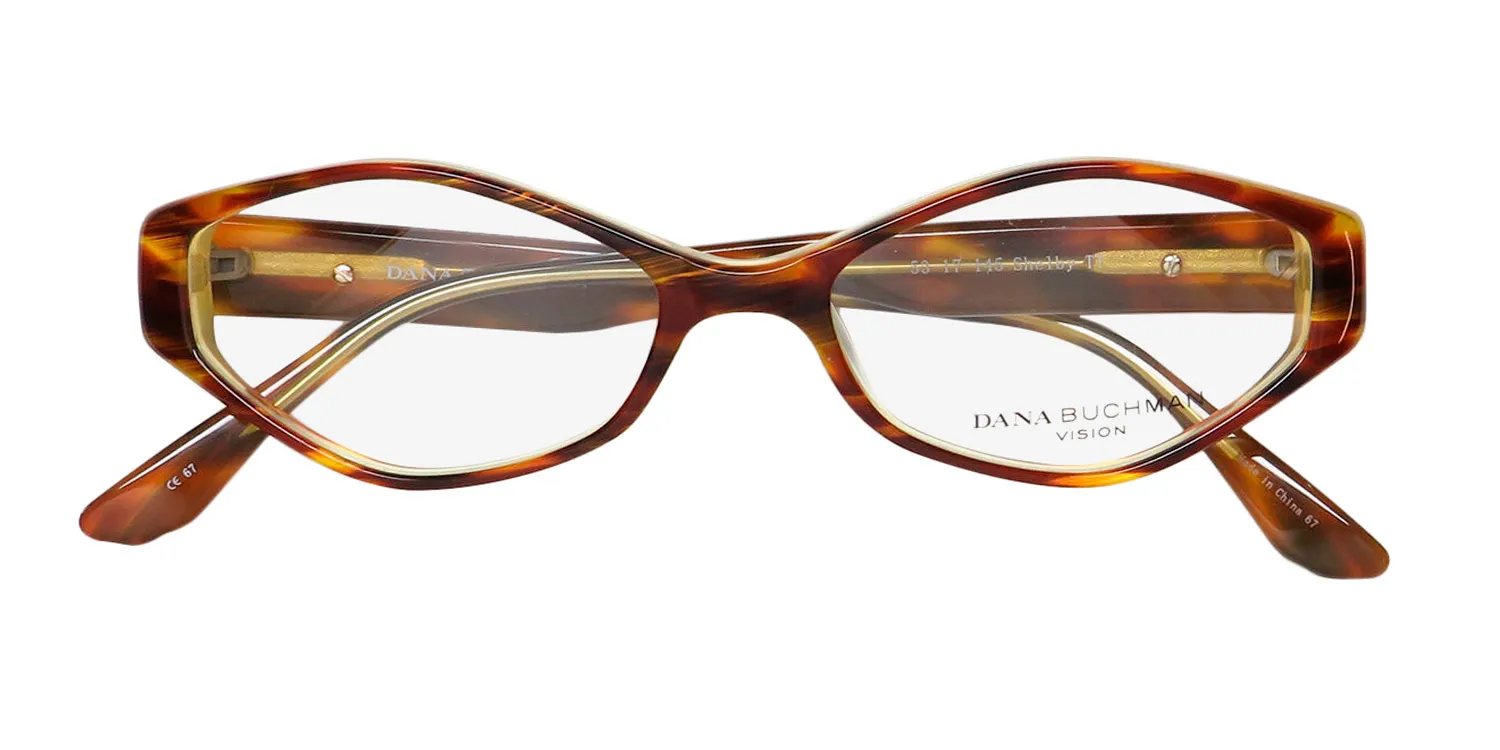 Dana Buchman Shelby tt Eyeglasses Tiger Tortoise 53mm 2