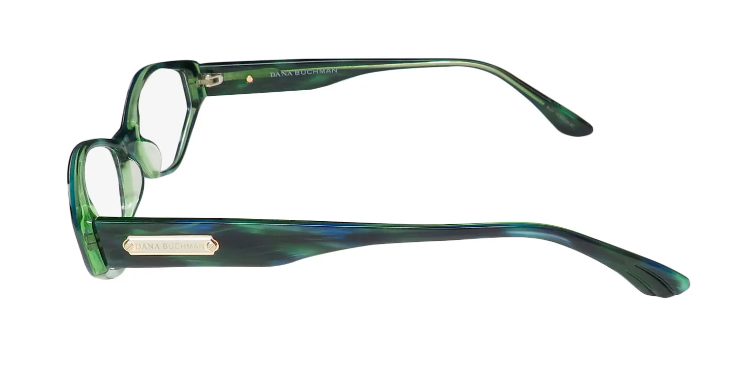 Dana Buchman Shelby aq Eyeglasses Aqua Tortoise 53mm 4