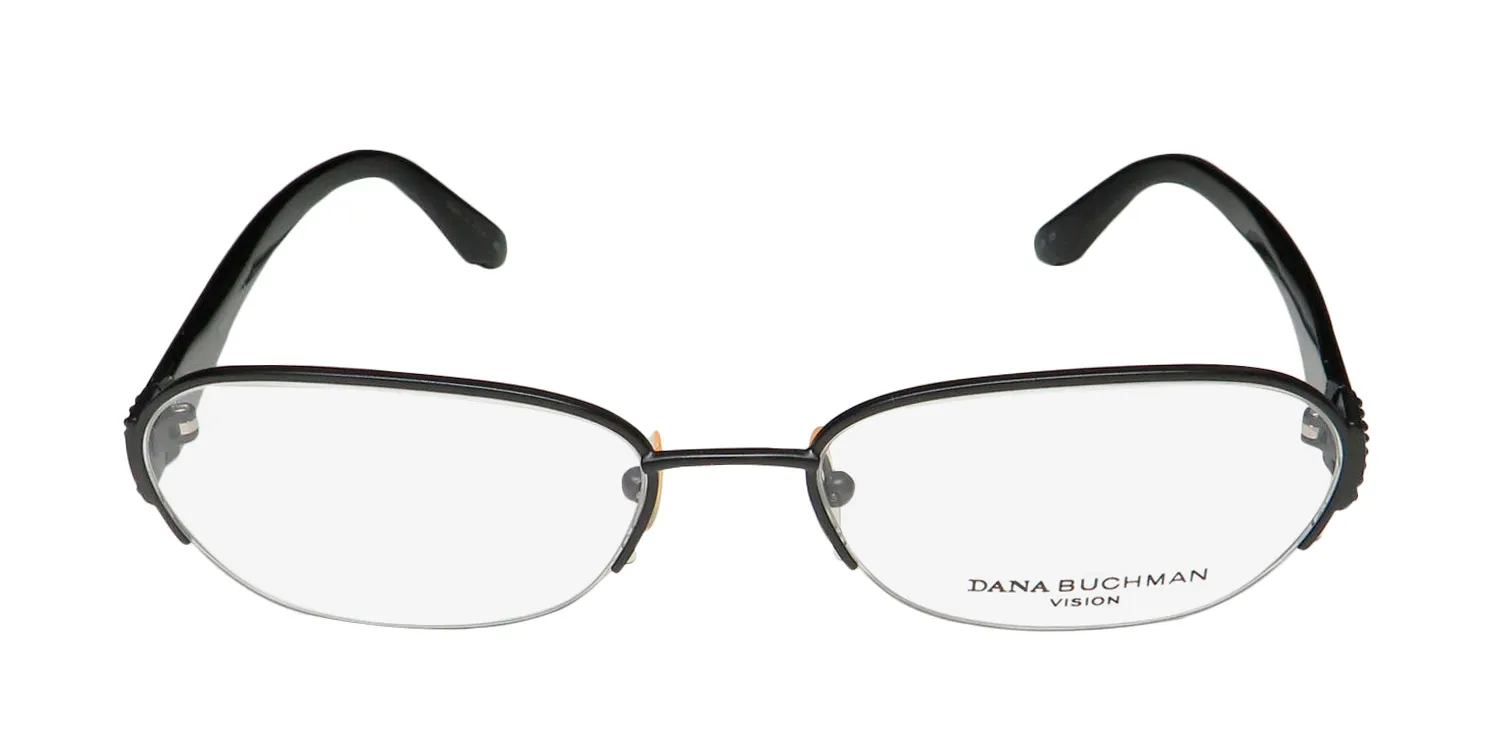 Dana Buchman Eliza bk Eyeglasses Black 52mm 3