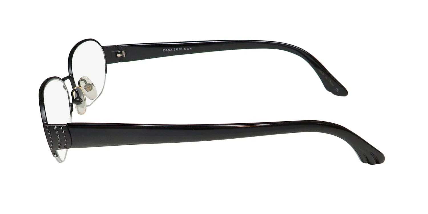 Dana Buchman Eliza bk Eyeglasses Black 52mm 4