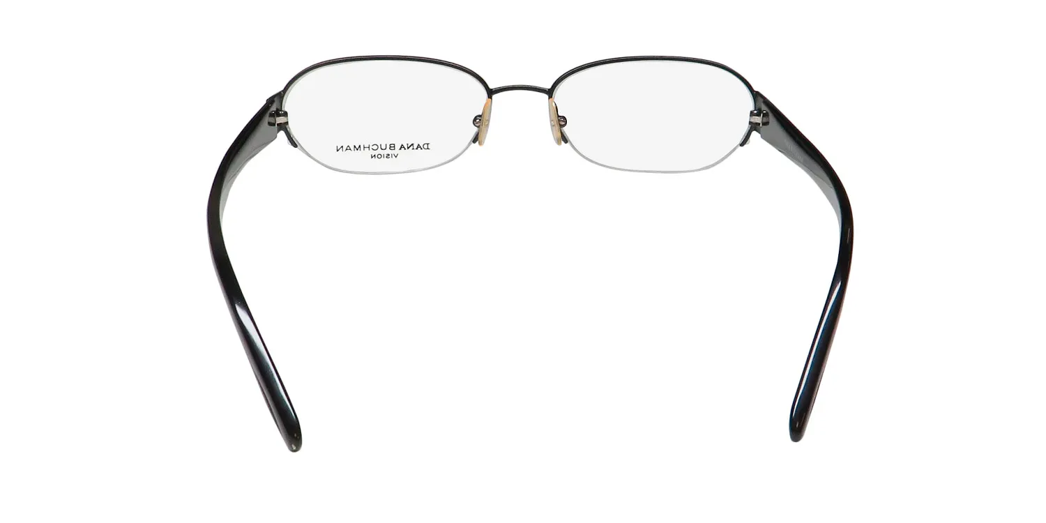Dana Buchman Eliza bk Eyeglasses Black 52mm 5