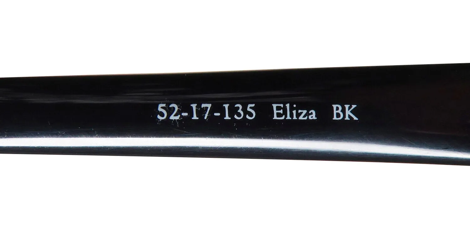 Dana Buchman Eliza bk Eyeglasses Black 52mm 8