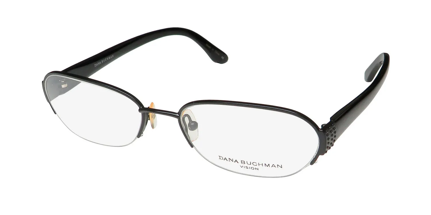 Dana Buchman Eliza bk Eyeglasses Black 54mm