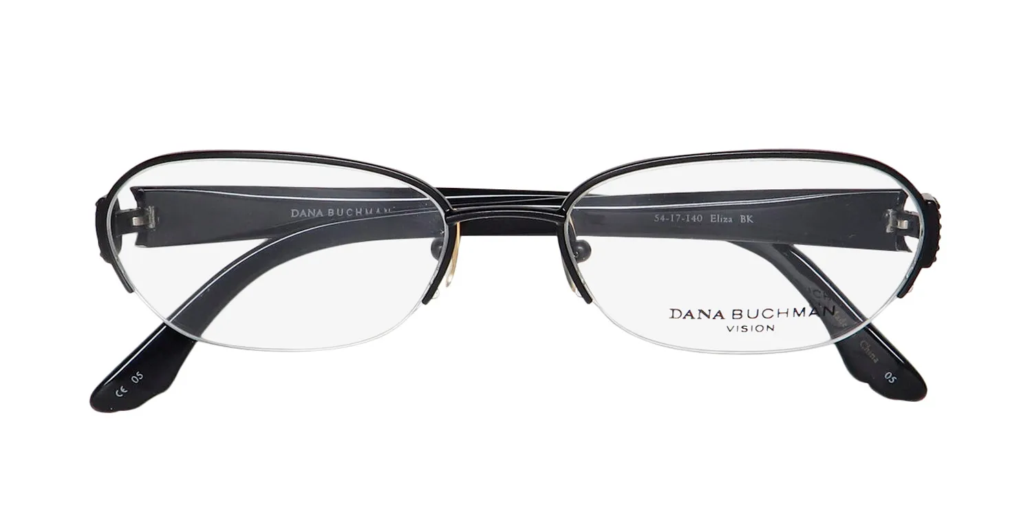 Dana Buchman Eliza bk Eyeglasses Black 54mm 2