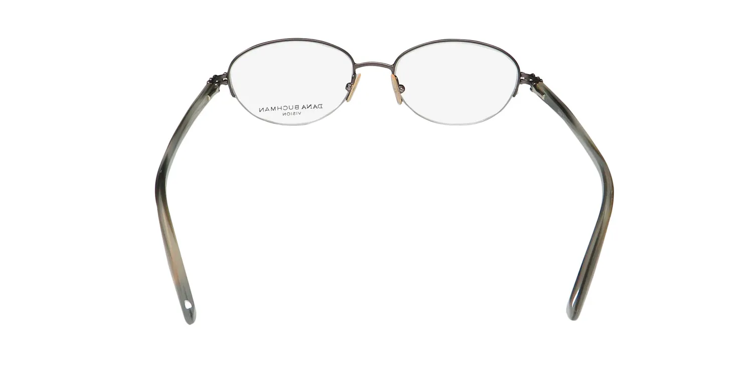 Dana Buchman Julia gm Eyeglasses Dark Satin Gunmetal 48mm 5