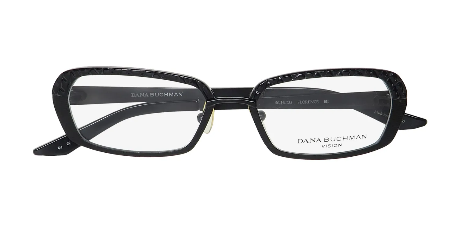 Dana Buchman Florence bk Eyeglasses Black 50mm 2