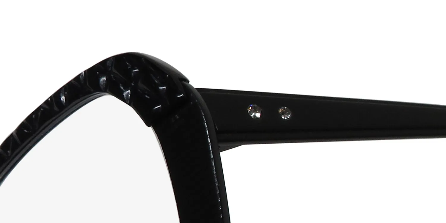 Dana Buchman Florence bk Eyeglasses Black 50mm 6