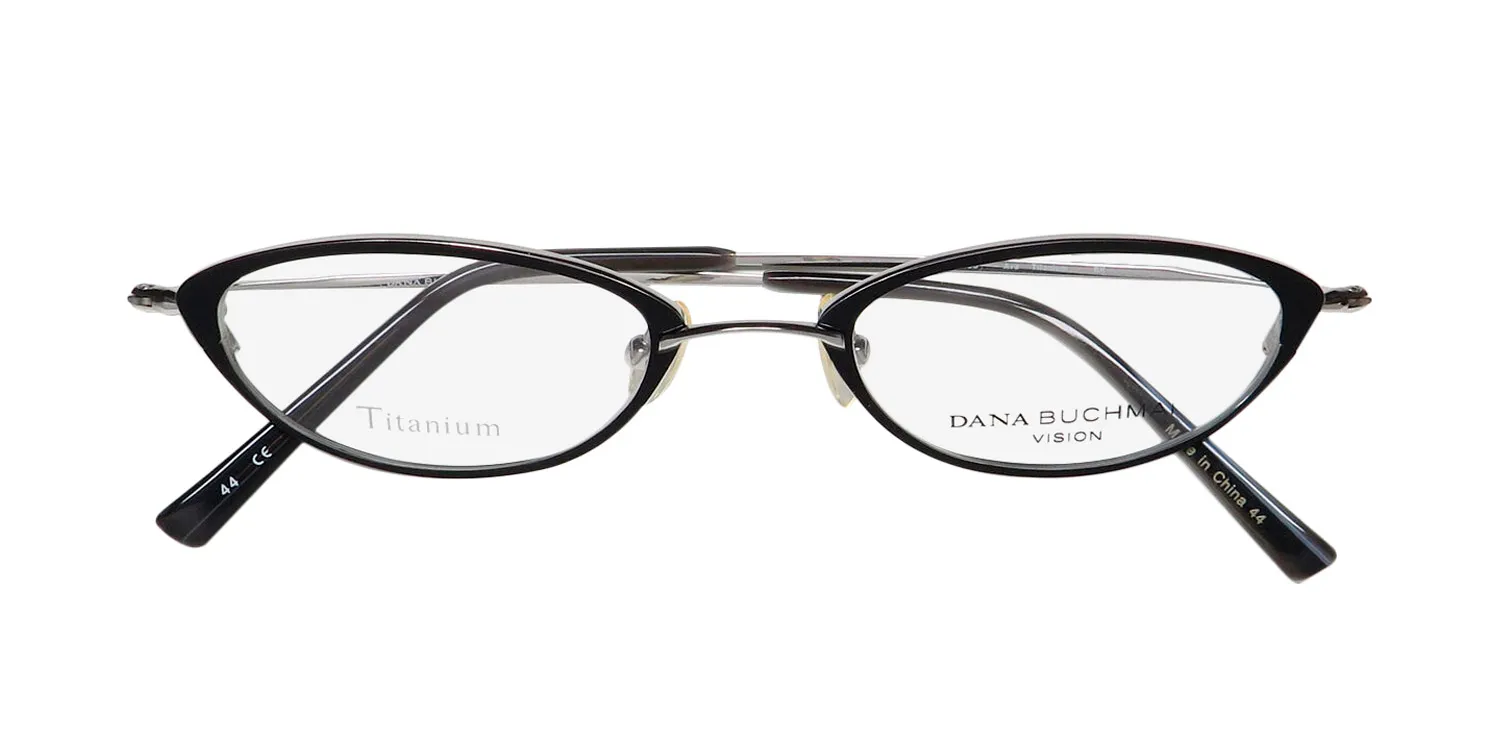 Dana Buchman Ava bk Eyeglasses Black 45mm 2