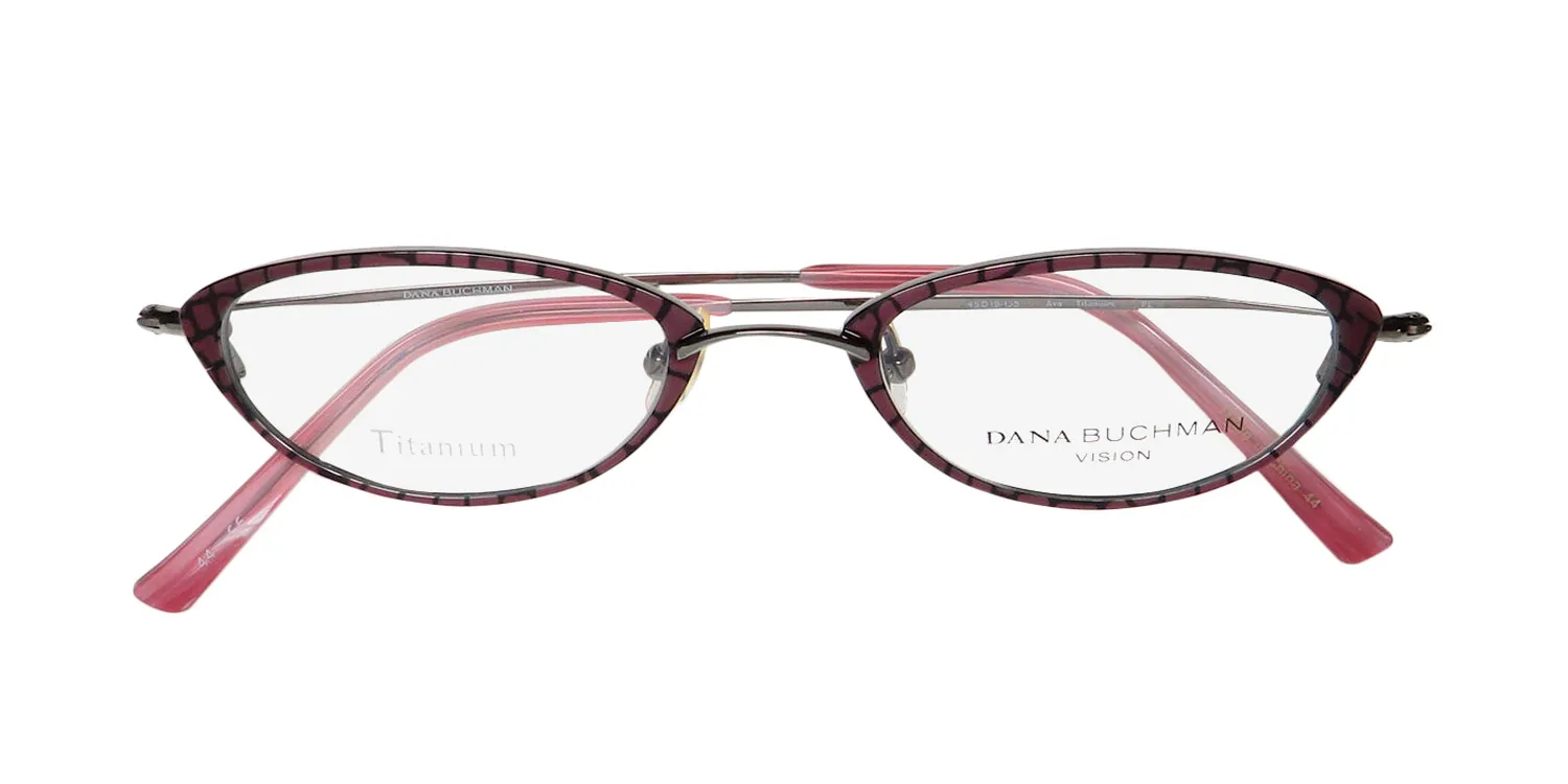Dana Buchman Ava pl Eyeglasses Plum 45mm 2