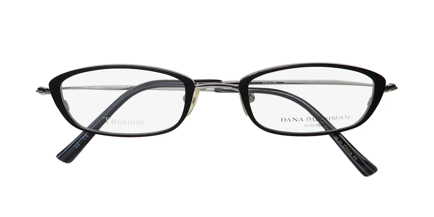 Dana Buchman Meridian bk Eyeglasses Black 46mm 2
