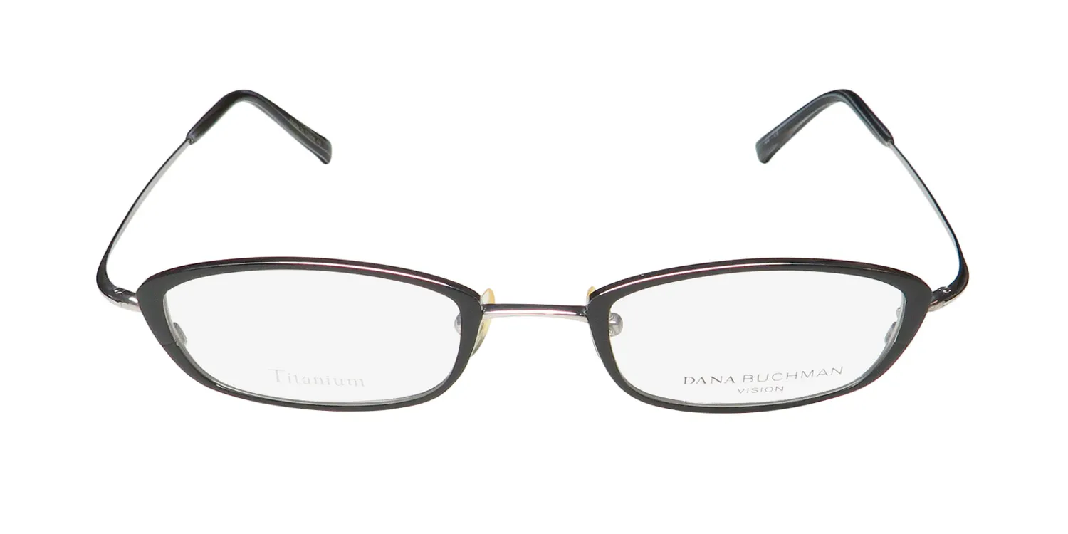 Dana Buchman Meridian bk Eyeglasses Black 46mm 3