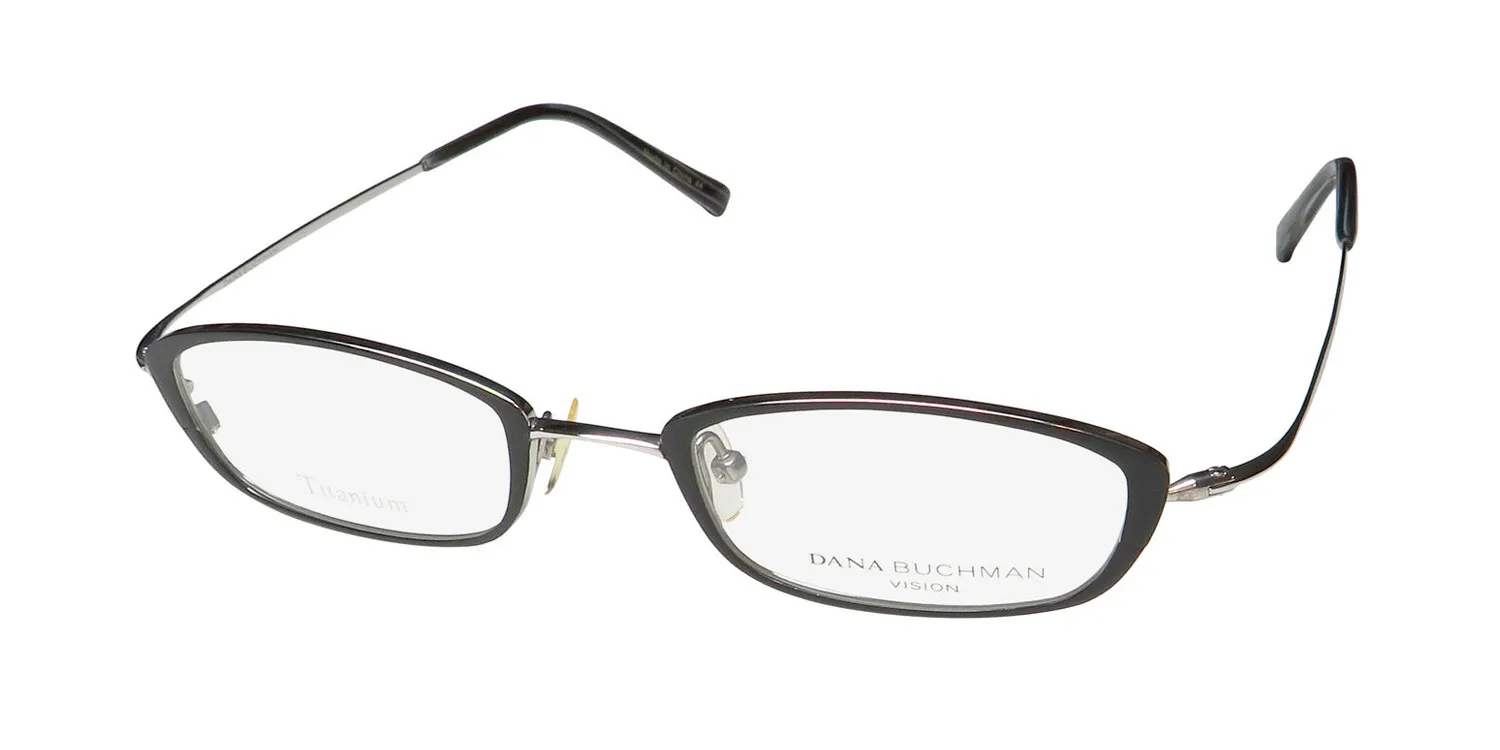 Dana Buchman Meridian bk Eyeglasses Black 48mm