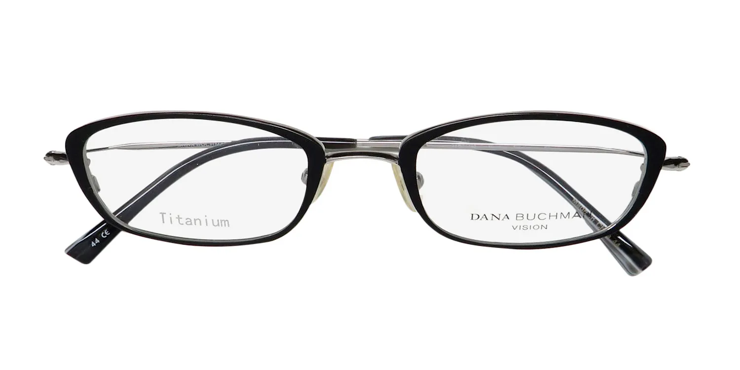 Dana Buchman Meridian bk Eyeglasses Black 48mm 2