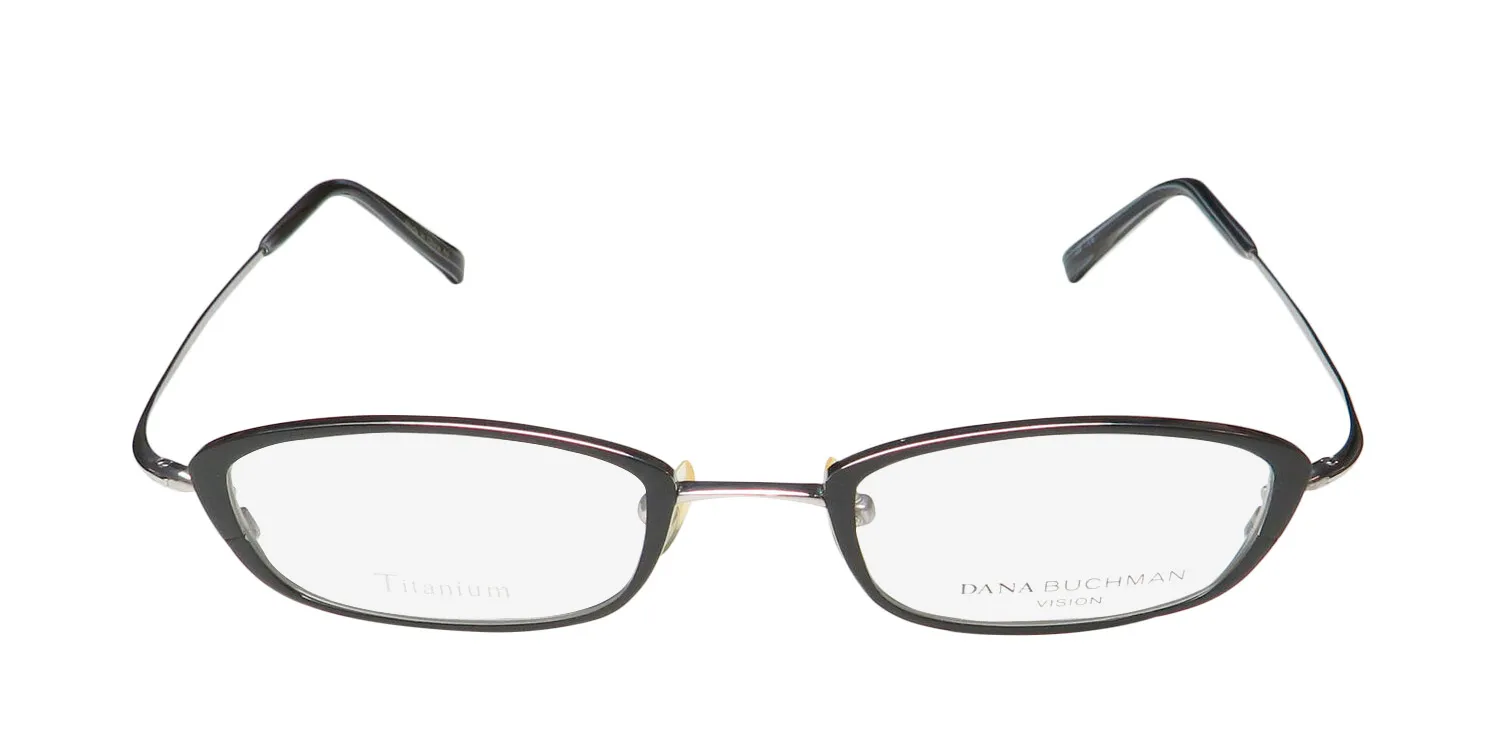 Dana Buchman Meridian bk Eyeglasses Black 48mm 3