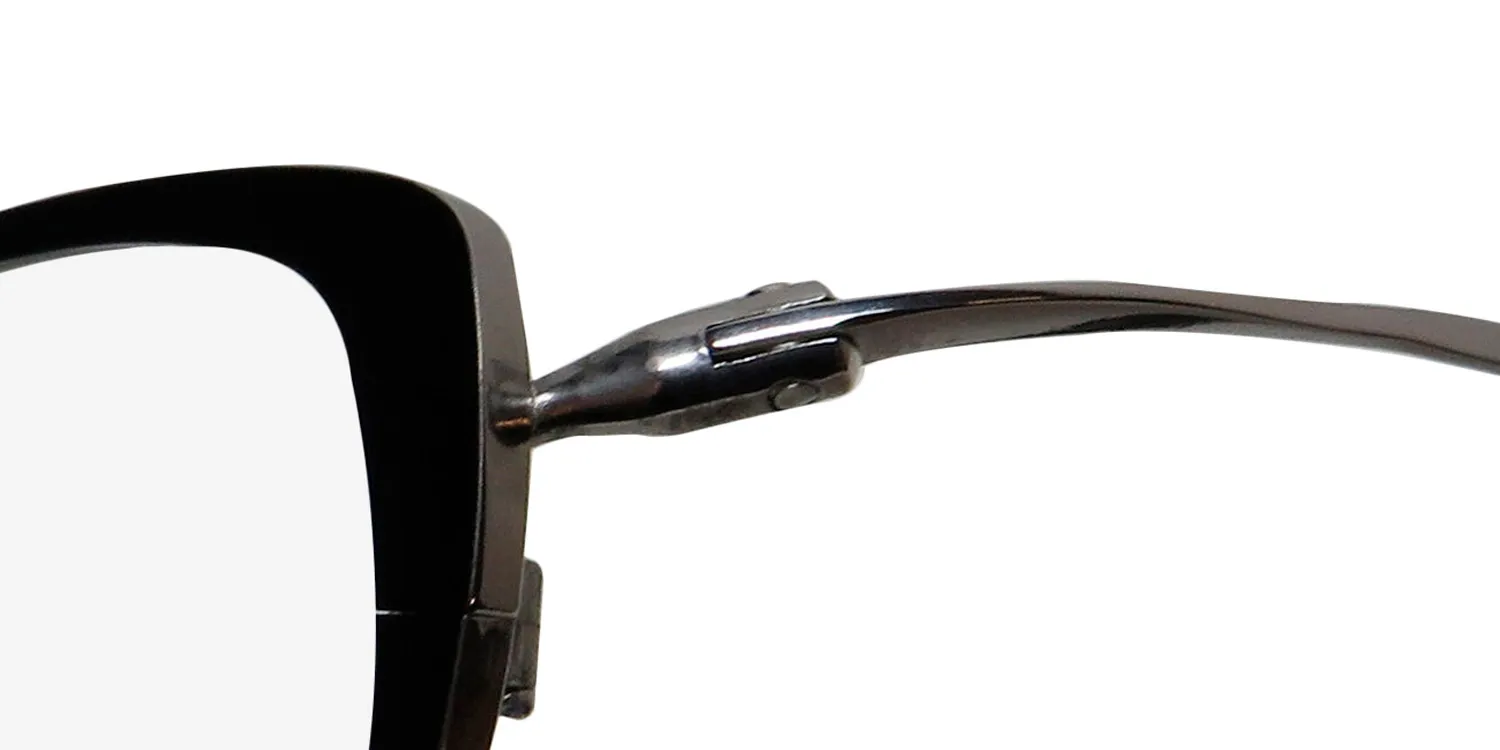 Dana Buchman Meridian bk Eyeglasses Black 48mm 6