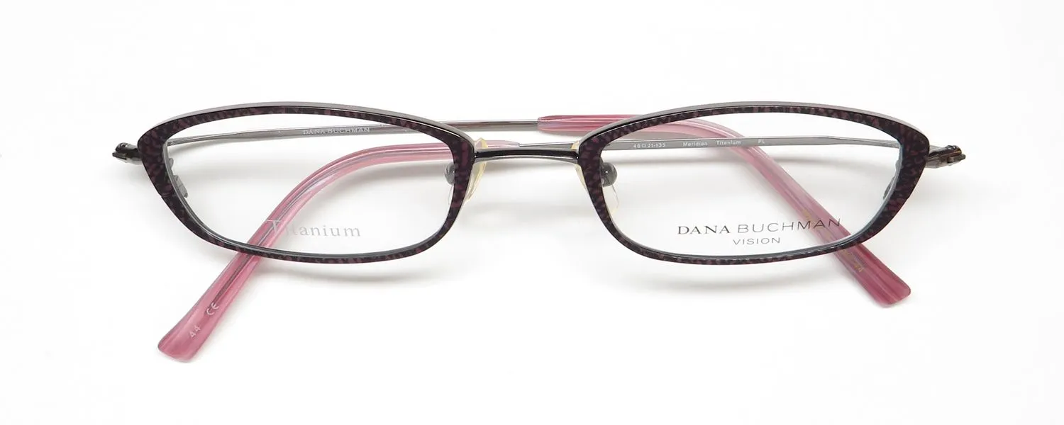 Dana Buchman Meridian pl Eyeglasses Plum 46mm 2