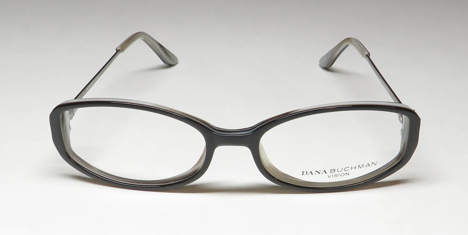 Dana Buchman Hazel bk Eyeglasses Black Ivory 50mm 3