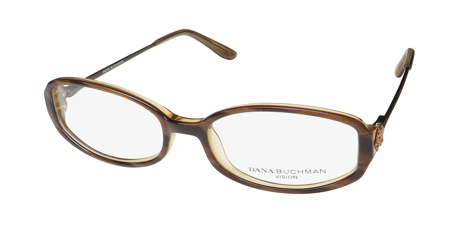 Dana Buchman Hazel br Eyeglasses Burnt Brown 50mm