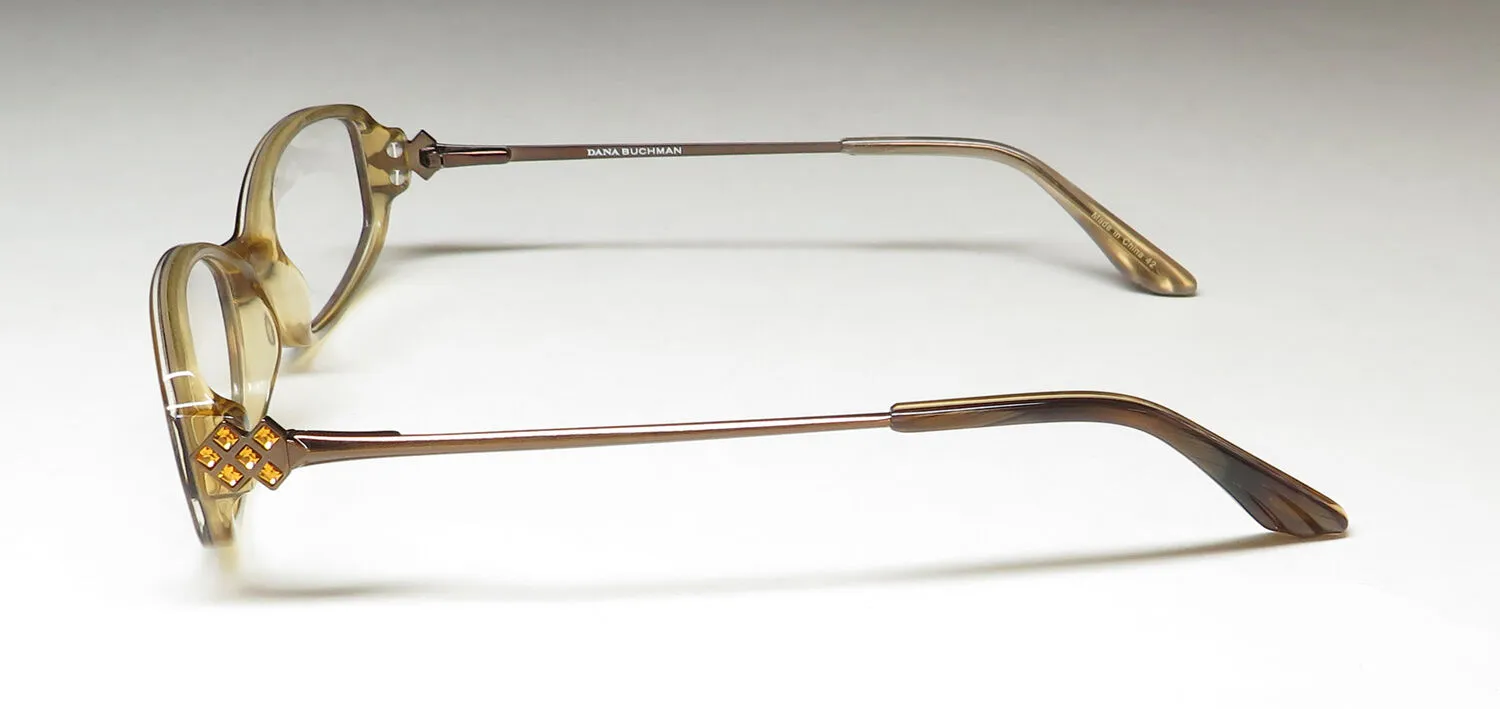 Dana Buchman Hazel br Eyeglasses Burnt Brown 50mm 4