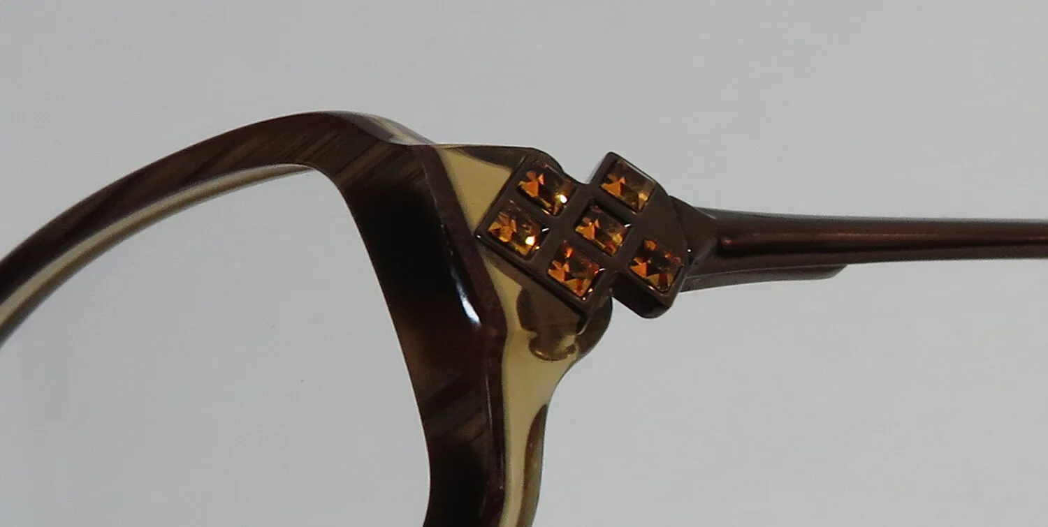 Dana Buchman Hazel br Eyeglasses Burnt Brown 50mm 6