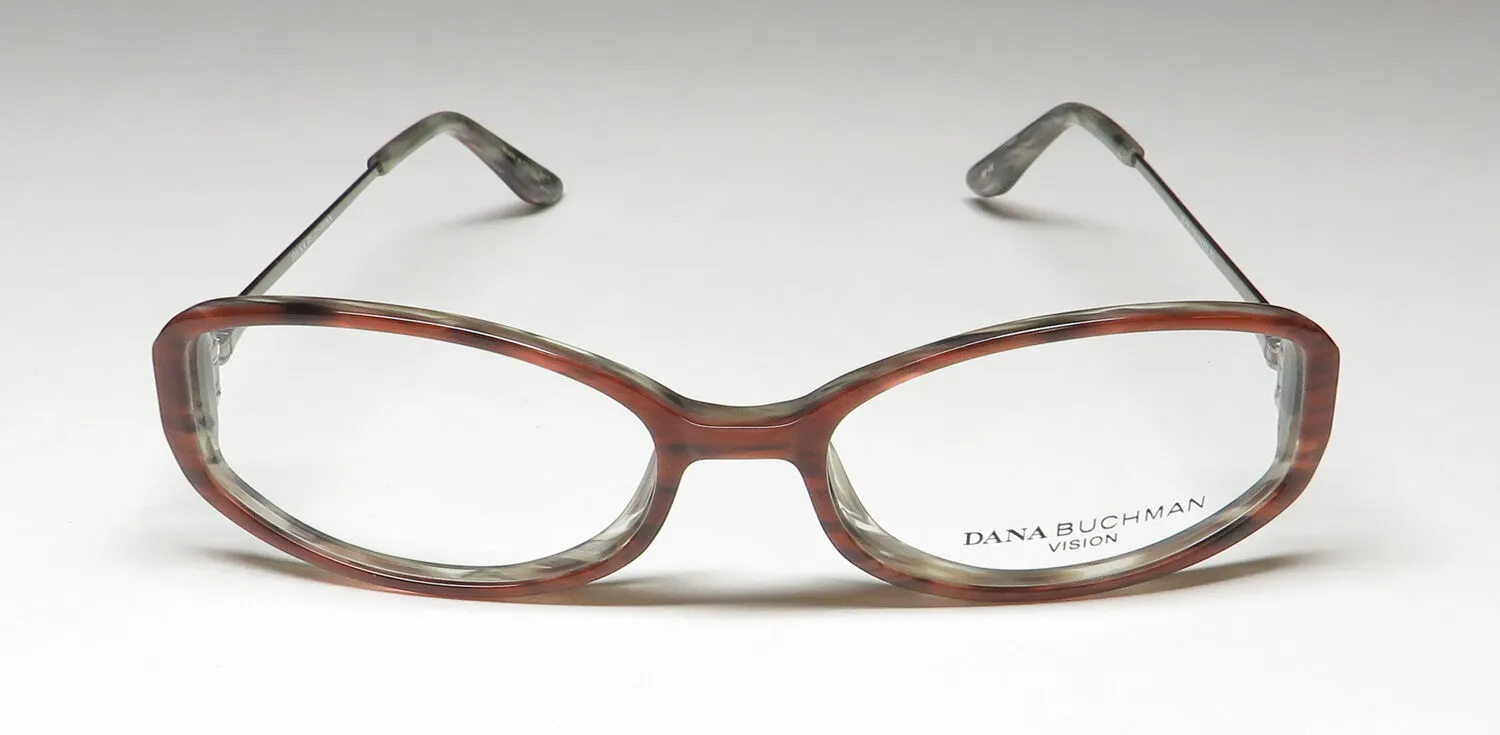 Dana Buchman Hazel bu Eyeglasses Burgundy Horn 50mm 3