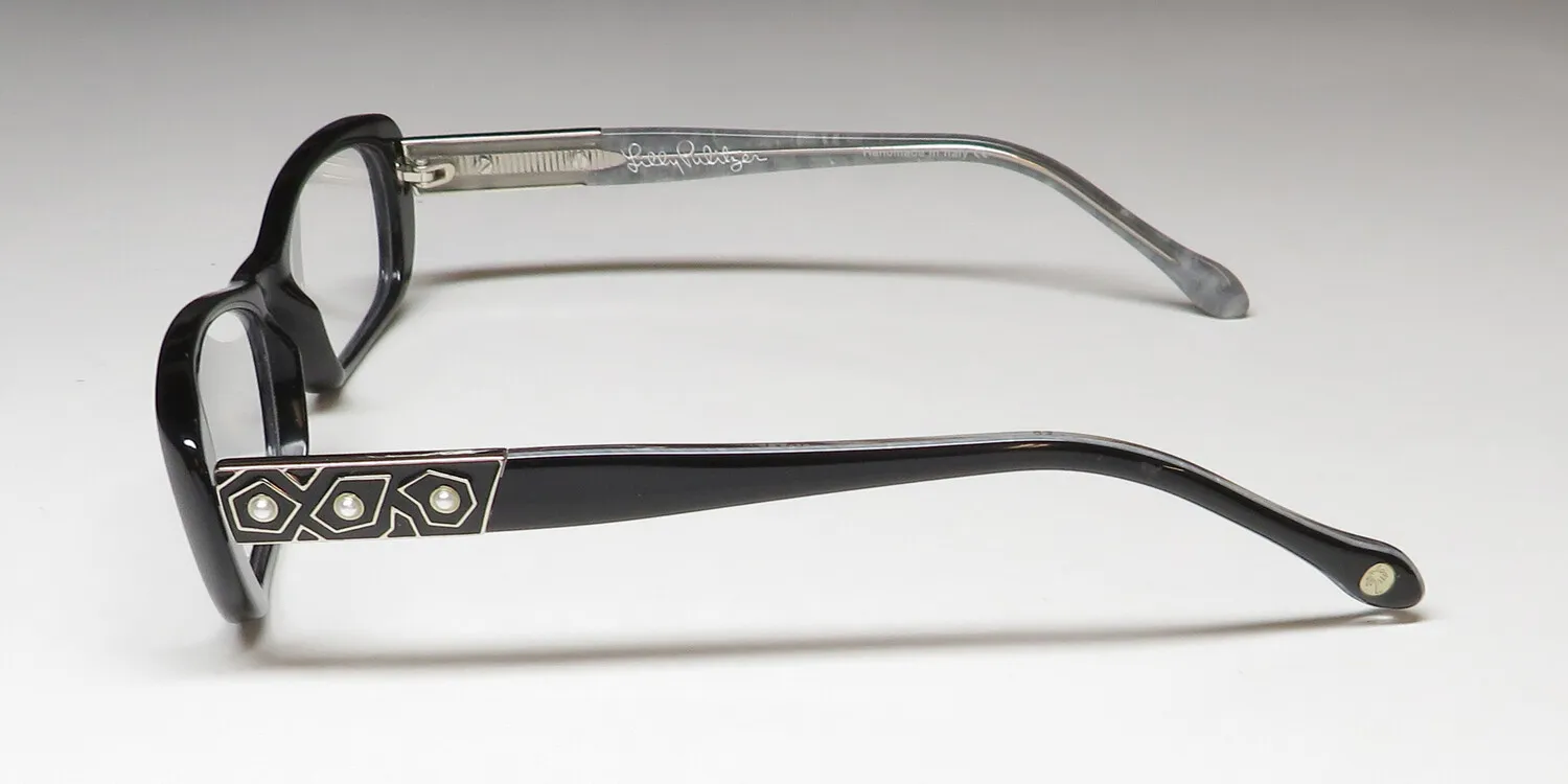Lilly Pulitzer Rosalind bk Eyeglasses Black 50mm 4