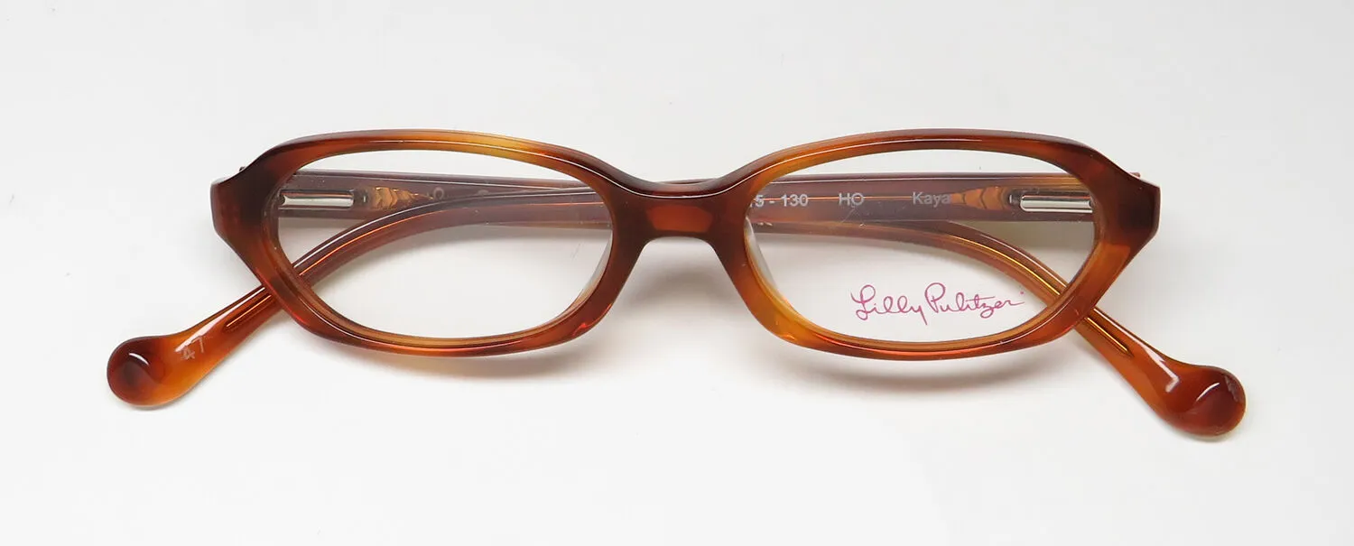 Lilly Pulitzer Kaya ho Eyeglasses Honey 44mm 2