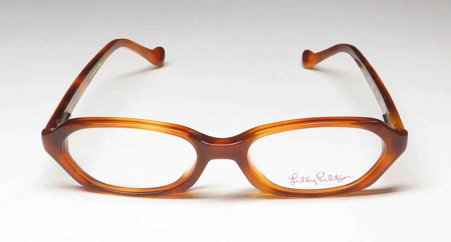 Lilly Pulitzer Kaya ho Eyeglasses Honey 44mm 3